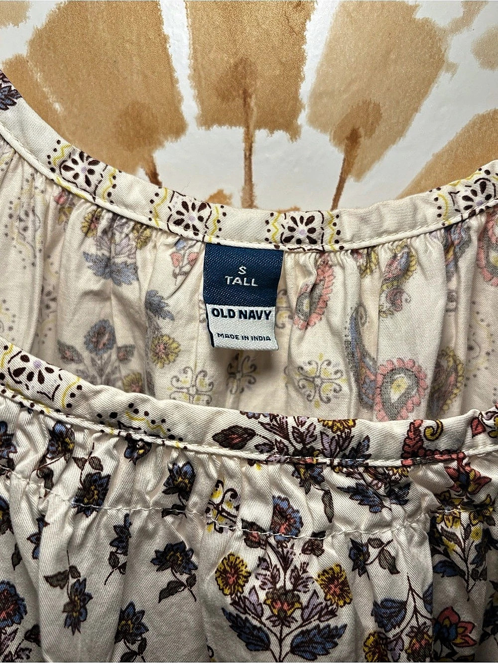 Old Navy Cottagecore Floral Dress S Tall Boho Romantic Feminine Soft Girl Vacati - Picture 3 of 8